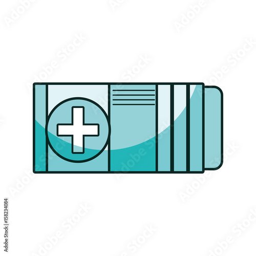 medicine box to pacient treatment and body care