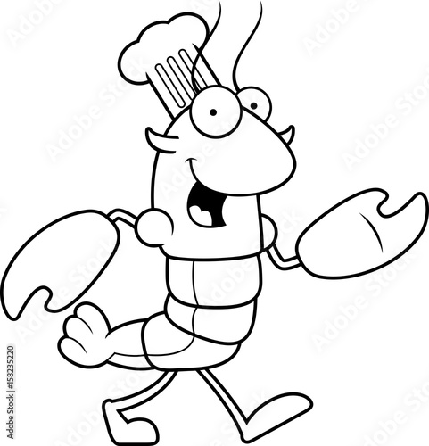 Crawfish Chef Walking