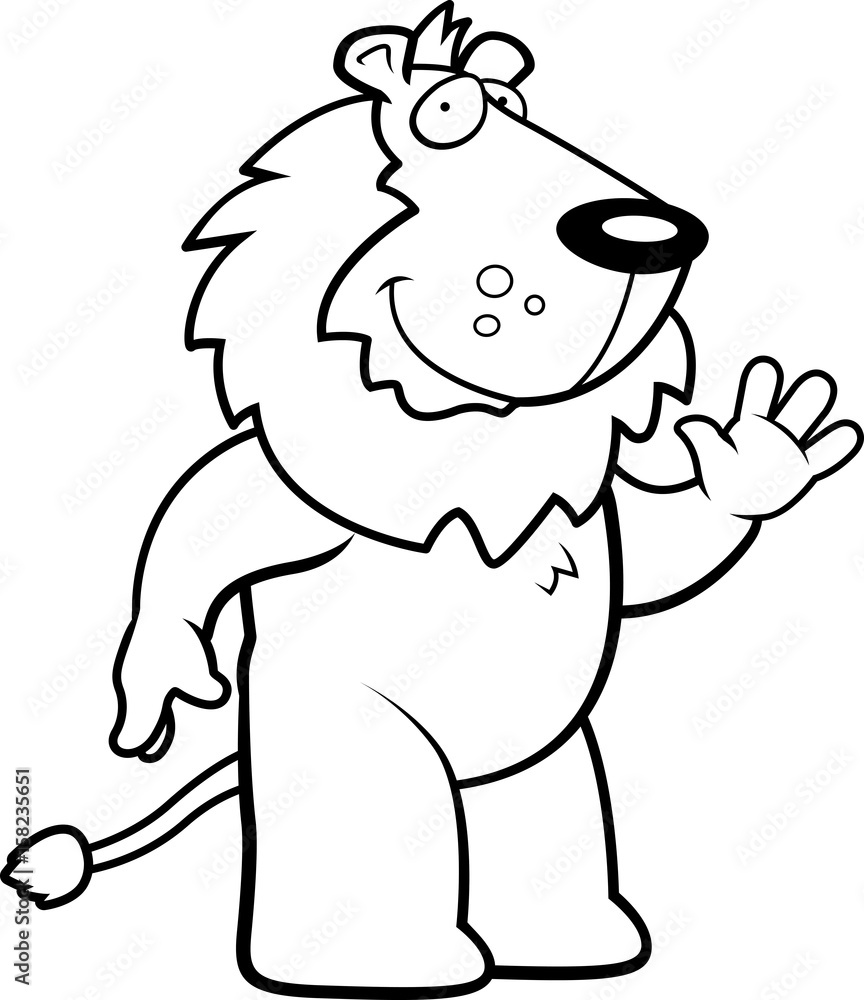Lion Waving Lion Waving
