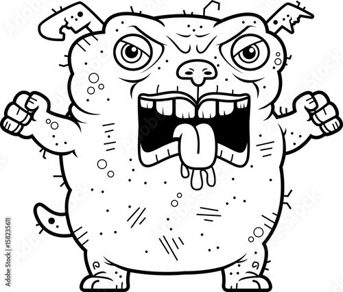 Angry Ugly Dog