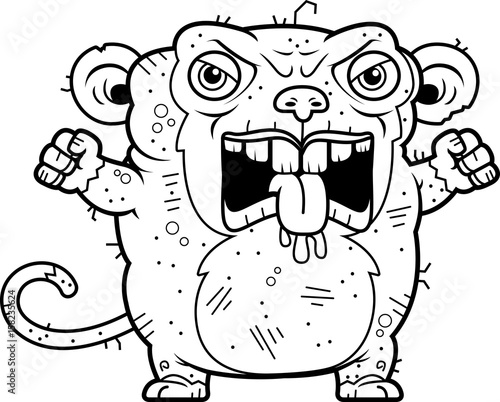 Angry Ugly Monkey