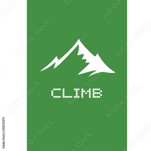 Mountain peak symbol