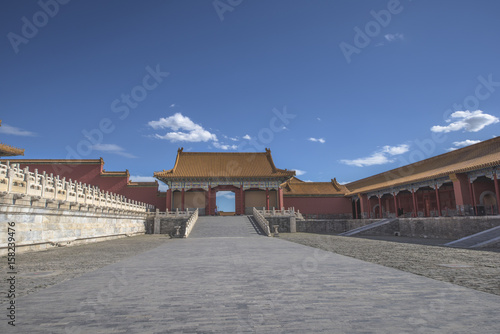 A gate tower in Forbidden City photo