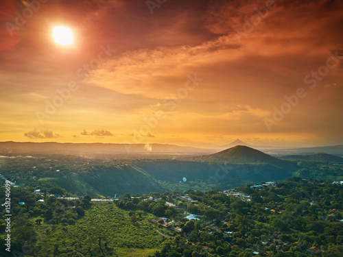 Sunny Nicaragua landscape photo