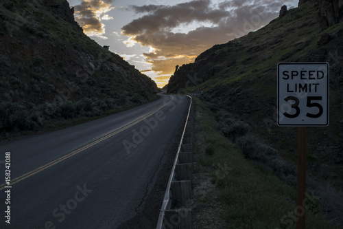 Highway As Darkness Approaches