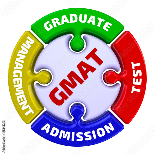 GMAT. Graduate Management Admission Test. The mark in the form of a puzzle