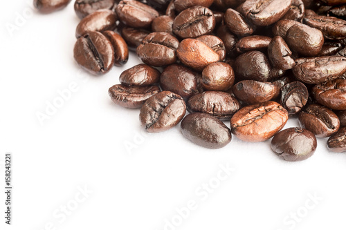 Close up of Roasted Coffee Bean   