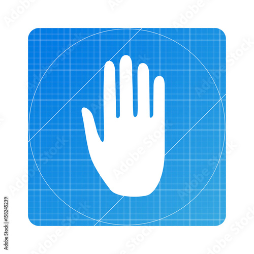 Blueprint - Hand Warnung