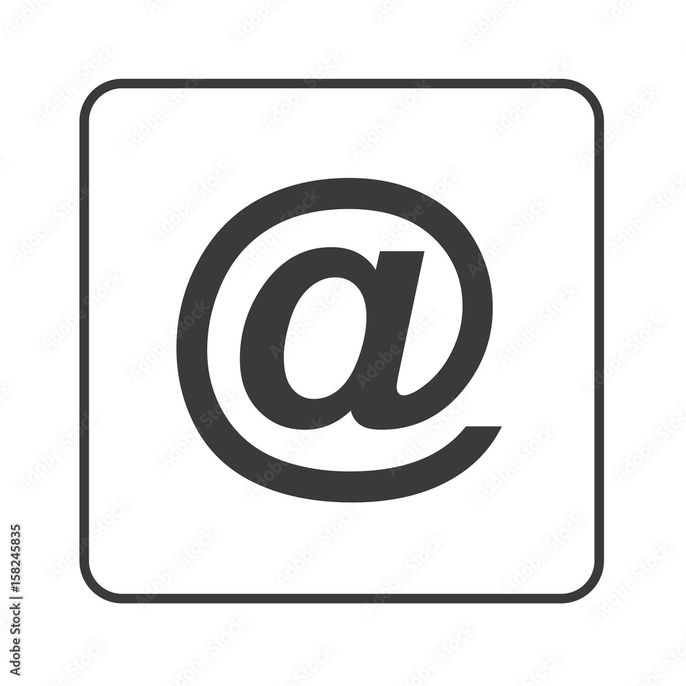E-Mail - At - Simple App Icon E-Mail - At - Simple App Icon