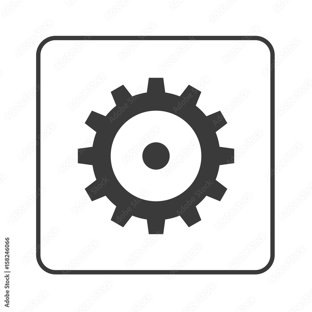 Zahnrad - Optionen - Einstellen - Simple App Icon Zahnrad - Optionen - Einstellen - Simple App Icon