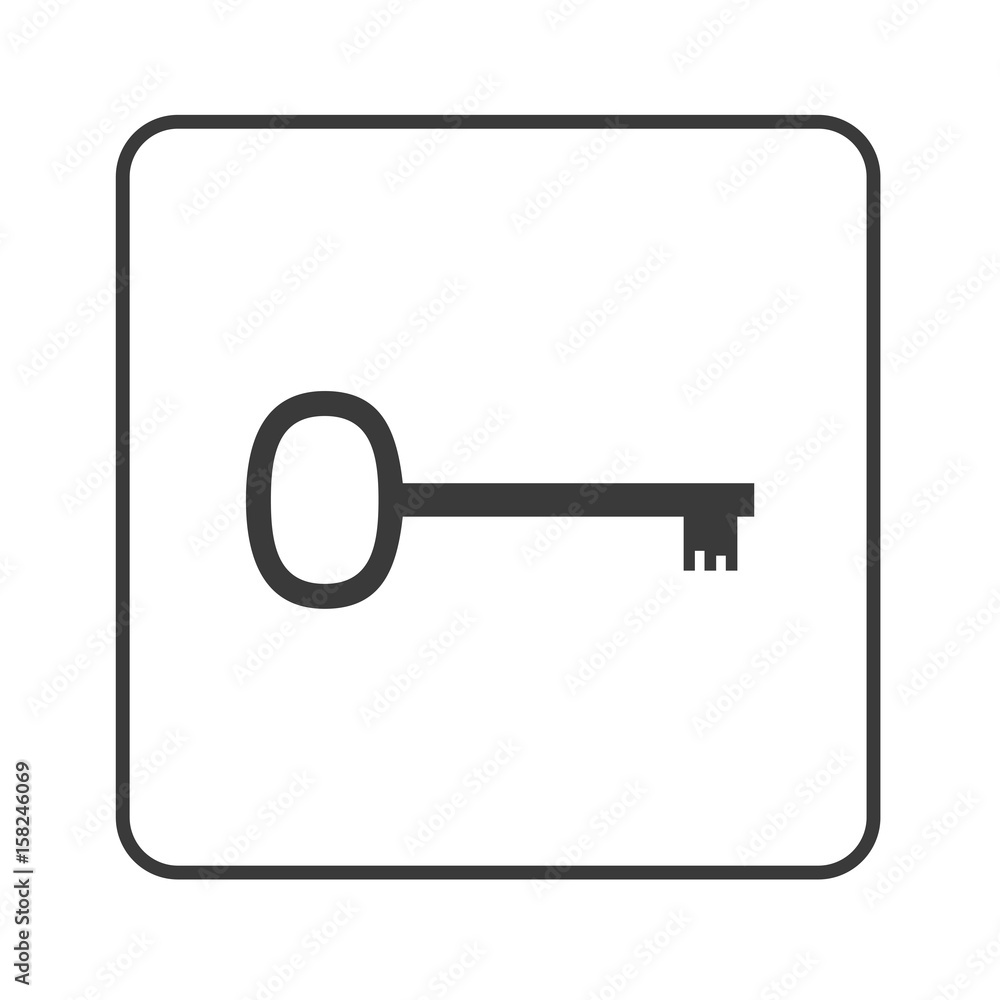 retro Schlüssel - Simple App Icon