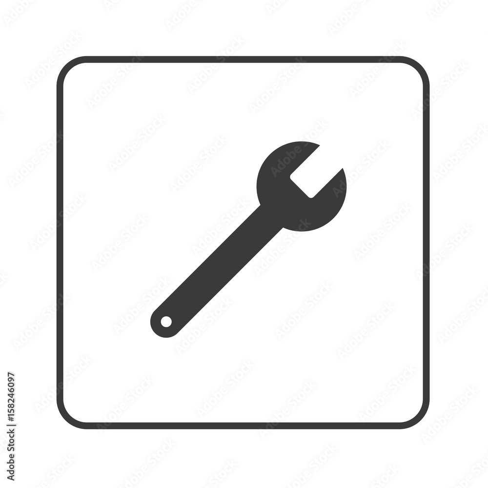 Schraubenschlüssel - Simple App Icon Schraubenschlüssel - Simple App Icon