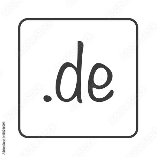 De-Webadresse - Simple App Icon
