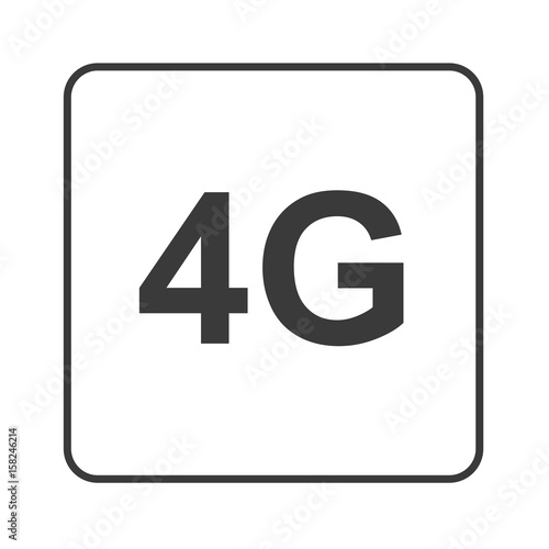 4G Internetverbindung - Simple App Icon