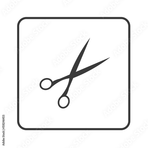 Schere - Ausschneiden - Simple App Icon