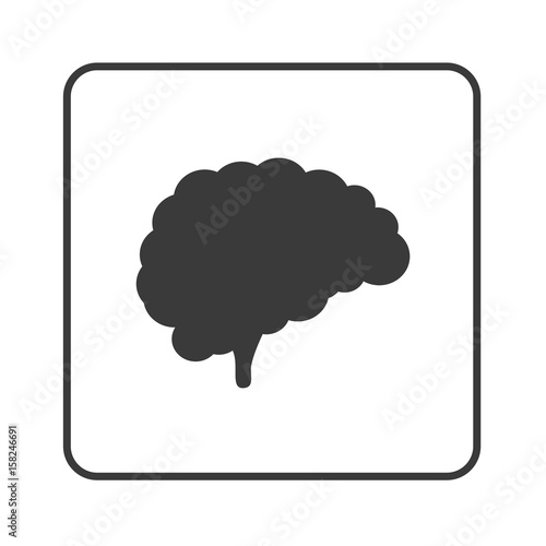 Gehirn - Intelligenz - Simple App Icon