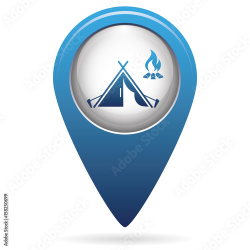 Free Download Tourist tent icon - GFXLoad