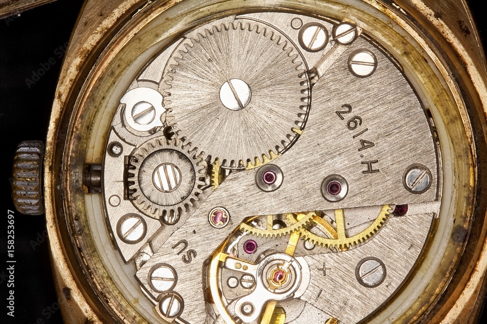 clockwork close-up