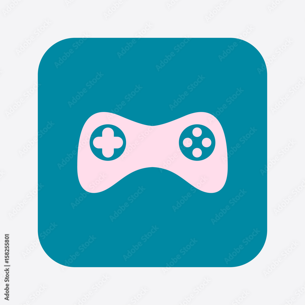 Gamepad icon. Vector. Flat design style. Joypad symbol. Gamepad icon. Vector. Flat design style. Joypad symbol.