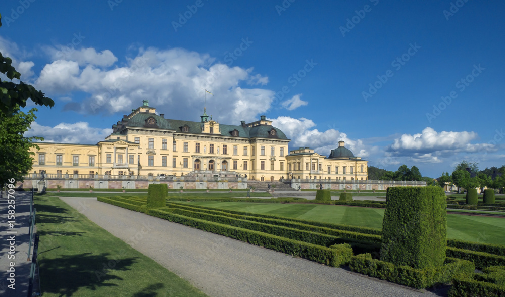 STOCKHOLM - JUN 01, 2017- Drottningholm palace, Sweden