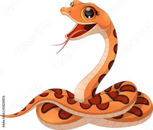 Petite funny snake