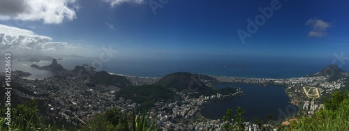 Panorama über die Bucht von Rio de Janeiro 