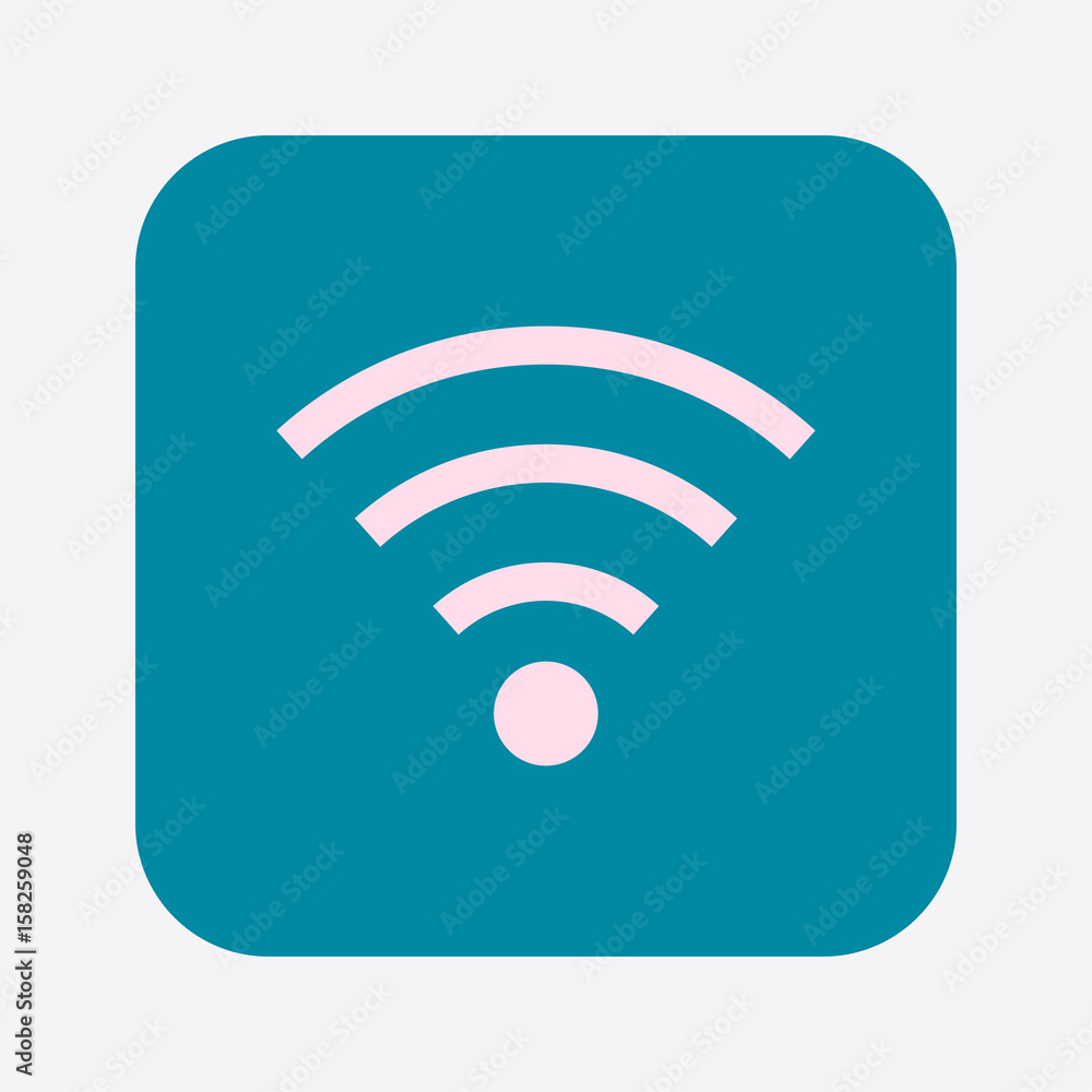 Wifi Symbol. Vector wireless network icon. Flat design style. Wifi Symbol. Vector wireless network icon. Flat design style.
