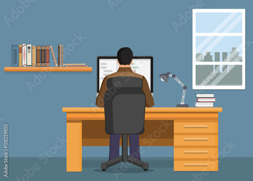 vector people programing develop website and application
