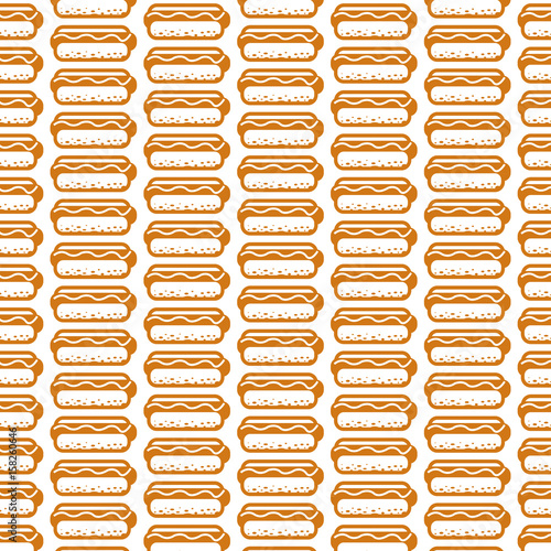 Pattern background Hot dog Icon