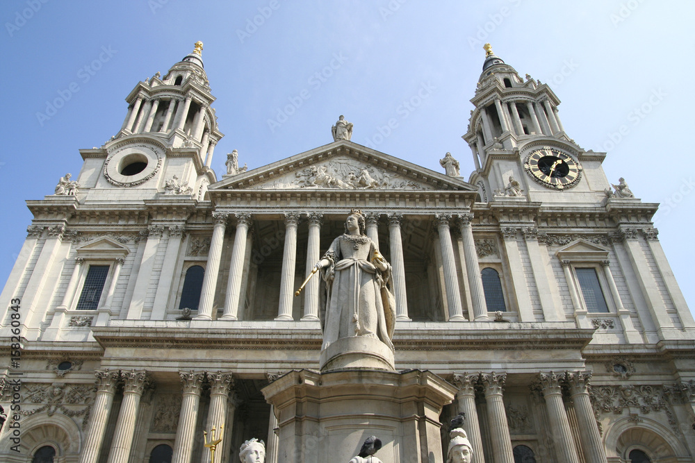London St. Paul's Cathedral main fassade