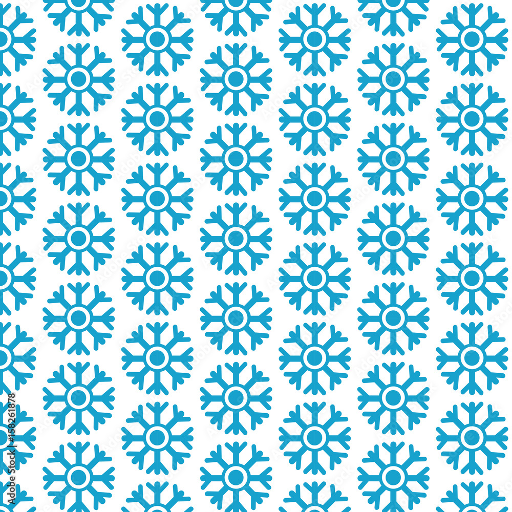 Pattern background snowflake icon