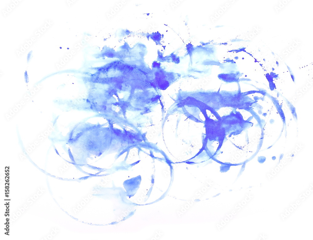 blue ink splashes isolated on white background, with clipping path blue ink splashes isolated on white background, with clipping path