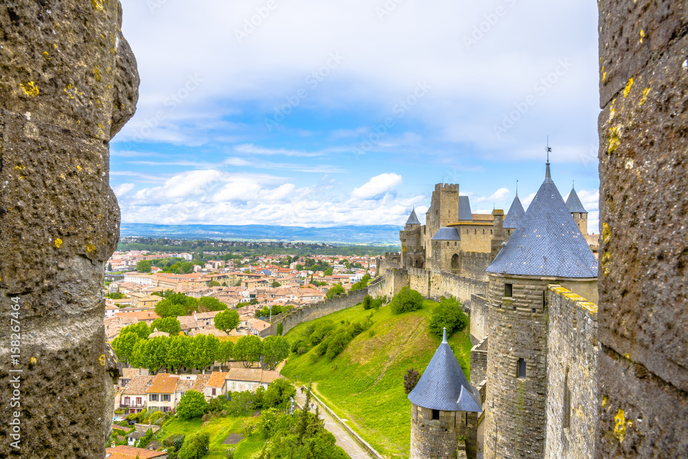 歴史的城塞都市カルカソンヌ Stock Photo Adobe Stock