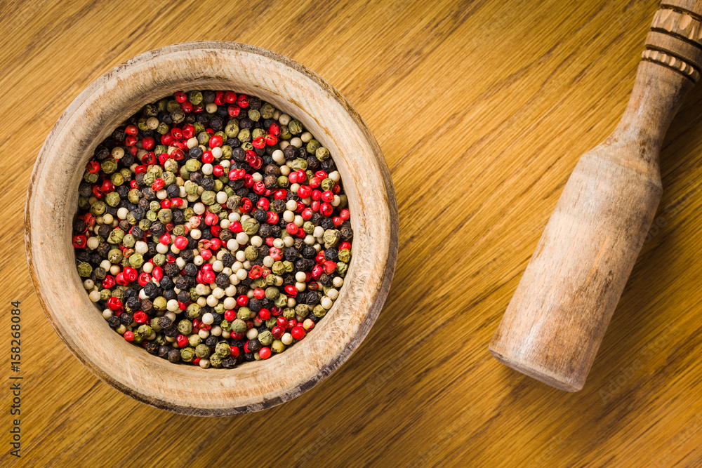 Fototapeta premium Colored Peppers Mix.