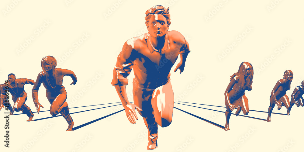 Fototapeta Zacznij od początku w biznesie