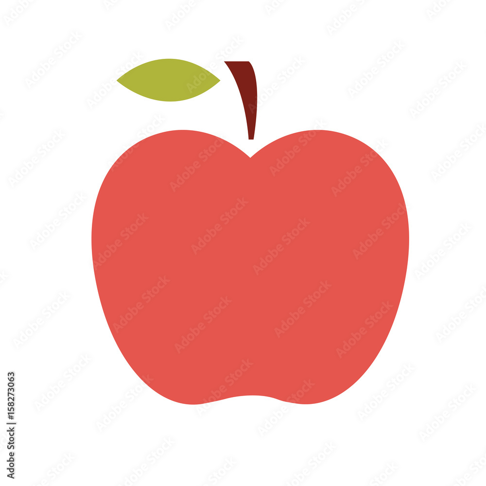 Apple icon. Label with fruit vector illustration Apple icon. Label with fruit vector illustration