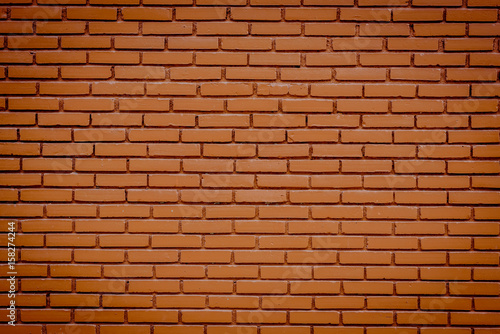 Red brick wall seamless background, texture pattern for continuous replicate.