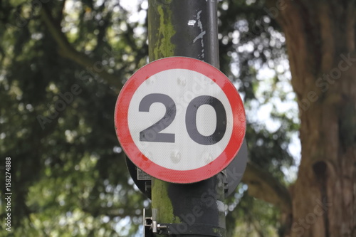 Speed Sign: 20