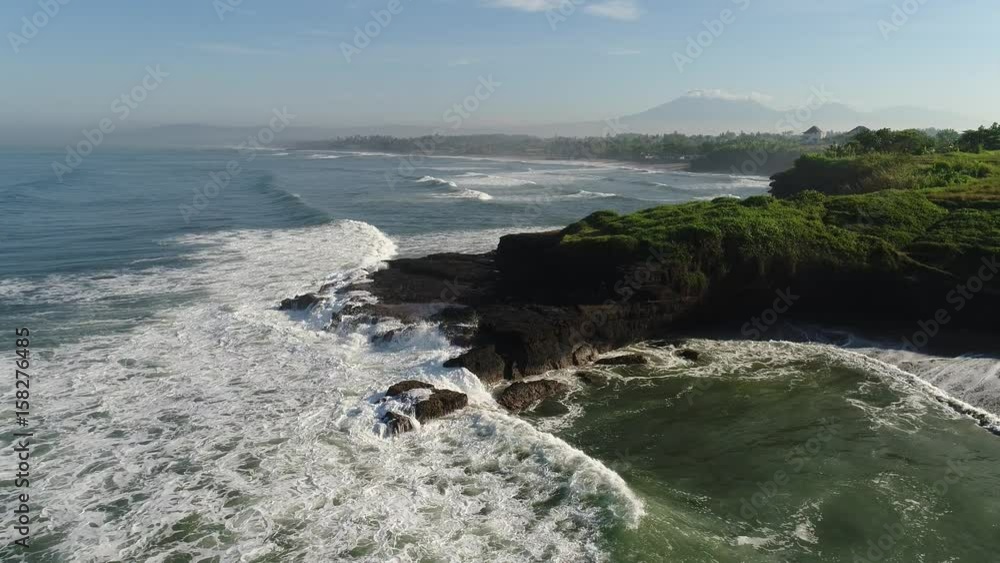 Sunrise on the beach with ocean view and huge waves. Aerial view. Bali Indonesia. beach in bali indonesia. bird eye, Aerial view beach sea bali, indonesia. top view bali beach. Sunrise on the beach with ocean view and huge waves. Aerial view. Bali Indonesia. beach in bali indonesia. bird eye, Aerial view beach sea bali, indonesia. top view bali beach.