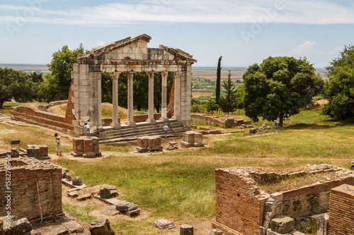 Ruins of the ancient Apollonia town, Albania photo