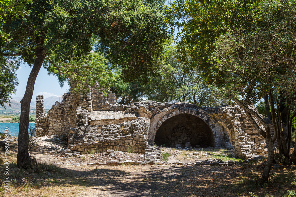 Ruins of the ancient town Butrint (Buthrotum), Albania