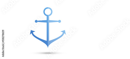 icona, ancora, fermezza, marina, navigare