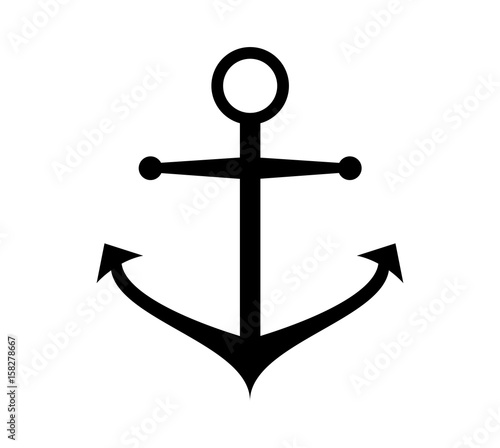 icona, ancora, fermezza, marina, navigare
