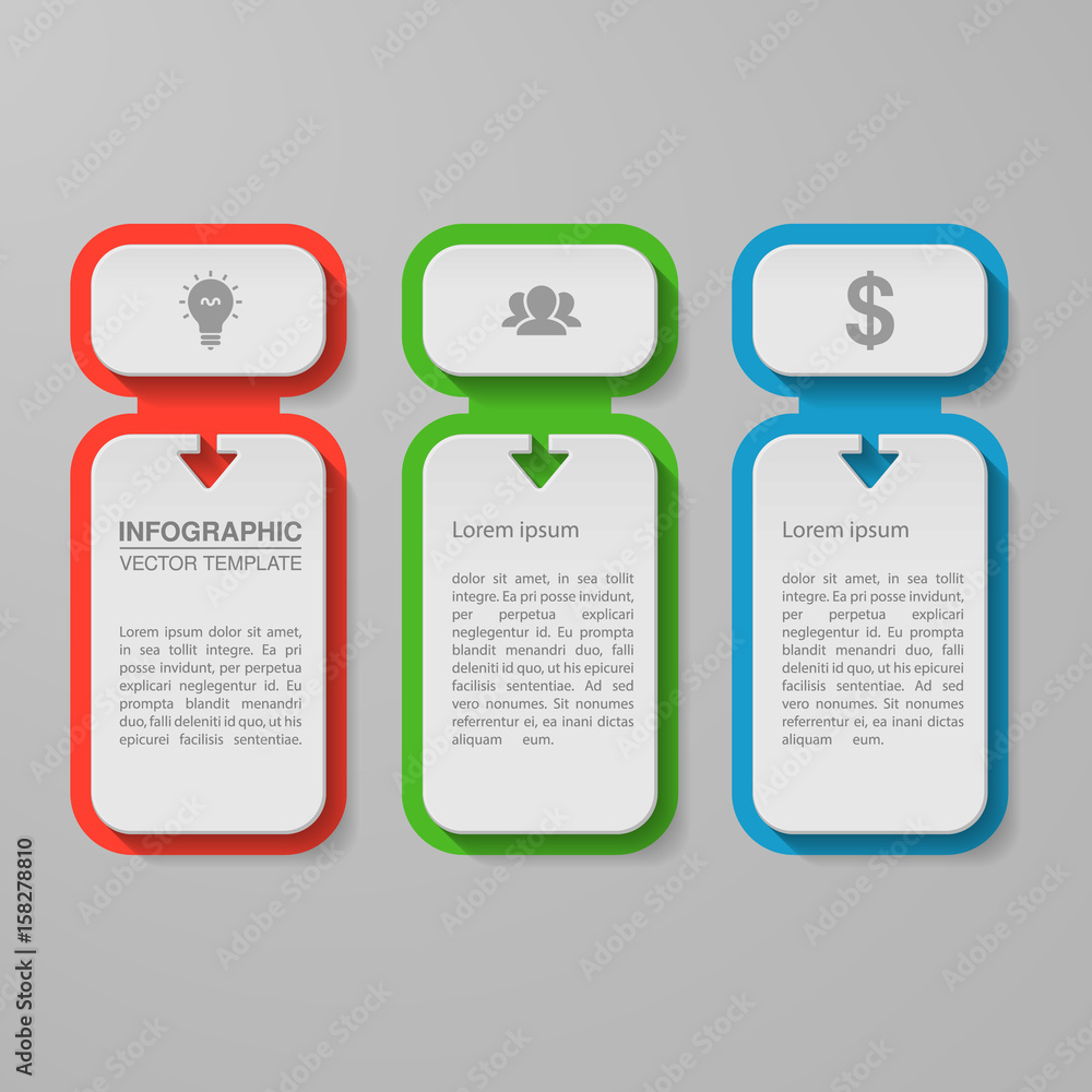 Vector infographic template. Vector infographic template.