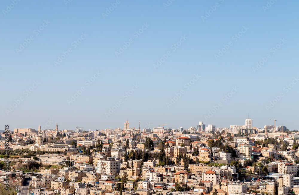 Jerusalem Cityscape - The Holy Land