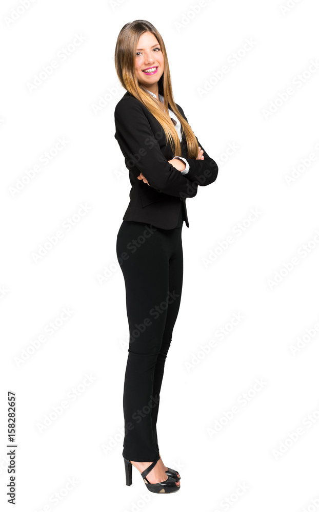 Young female manager full length portrait Young female manager full length portrait