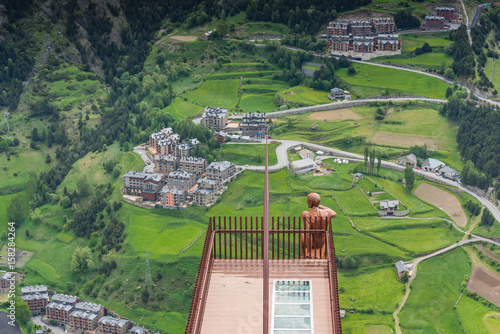 Fotografie, Obraz Observation deck Roc Del Quer, Andorra