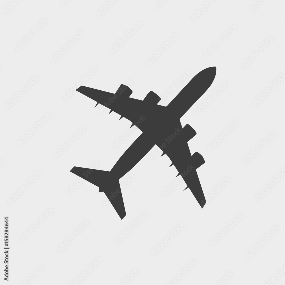 Plane icon. Vector. Plane icon. Vector.