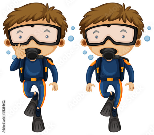 Divers and hand gestures