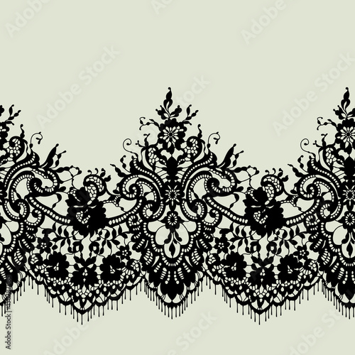 Lace Ribbon Seamless Pattern